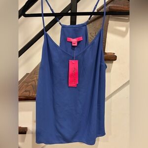 Lilly Pulitzer Corsica Blue Tank Top.